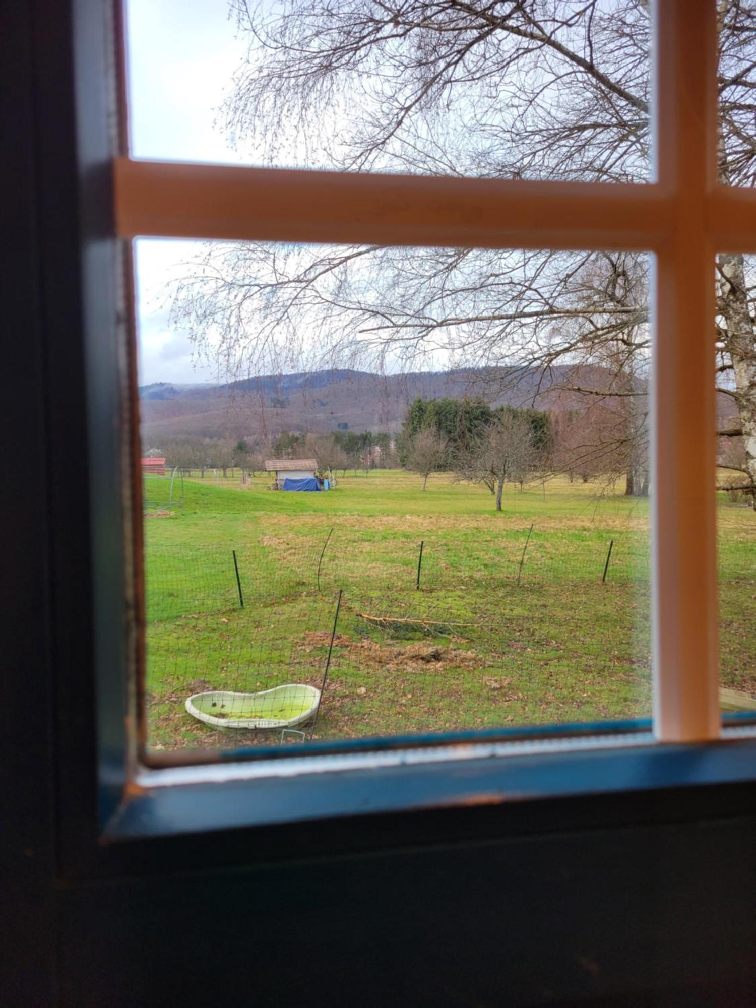La Roulotte Tiny House Du Mond'Ideal Leval  Quarto foto